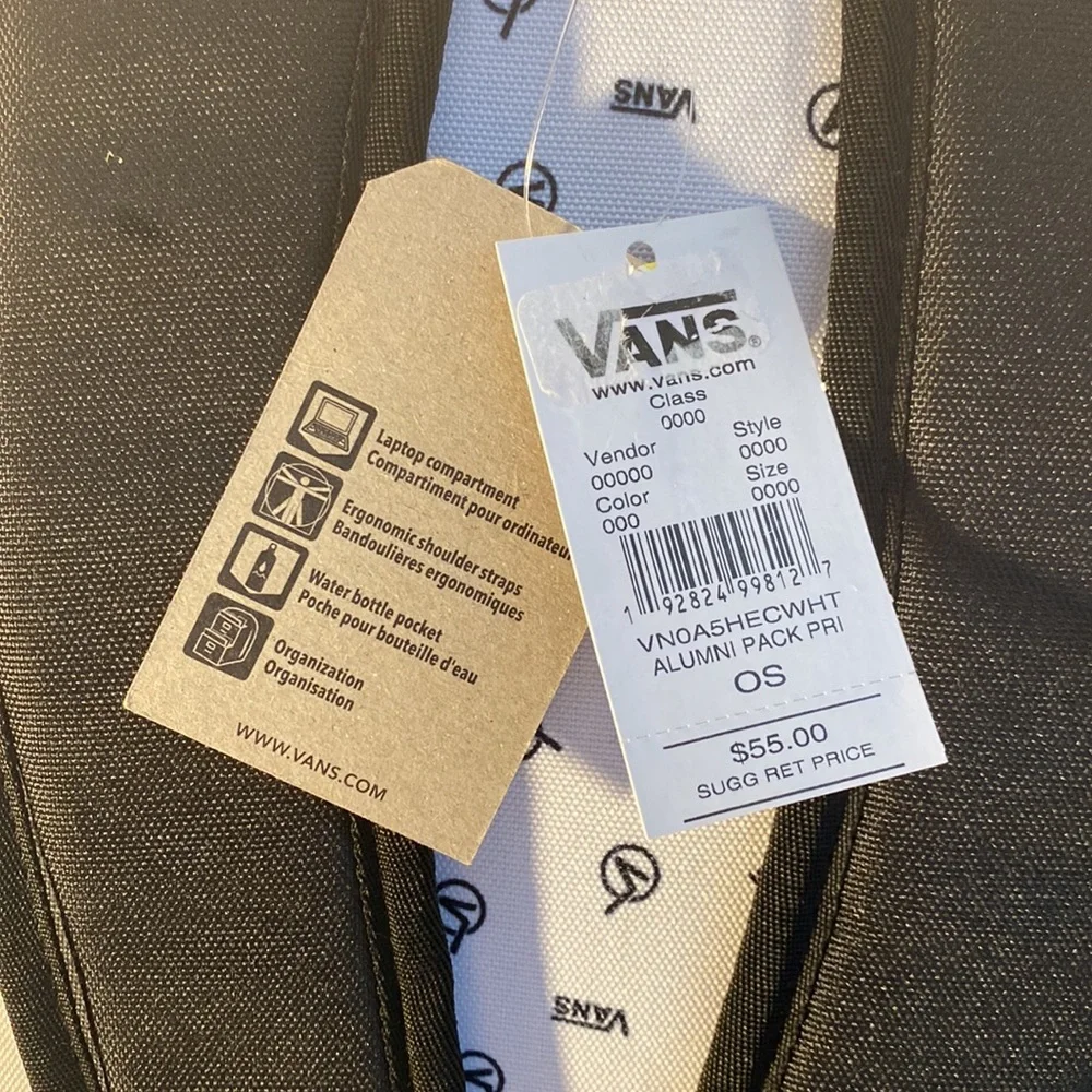VANS ALUMNI PACK 4 PRI LOGO DESIGN BACKPACK